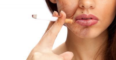 как влияет курение на кожу лица