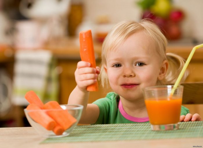 лечение морковным соком детей