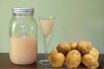 Лечение гастрита картофельным соком